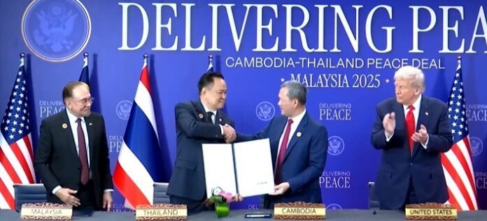 Trump oversees signing of Cambodia-Thailand ‘peace deal’ IBC